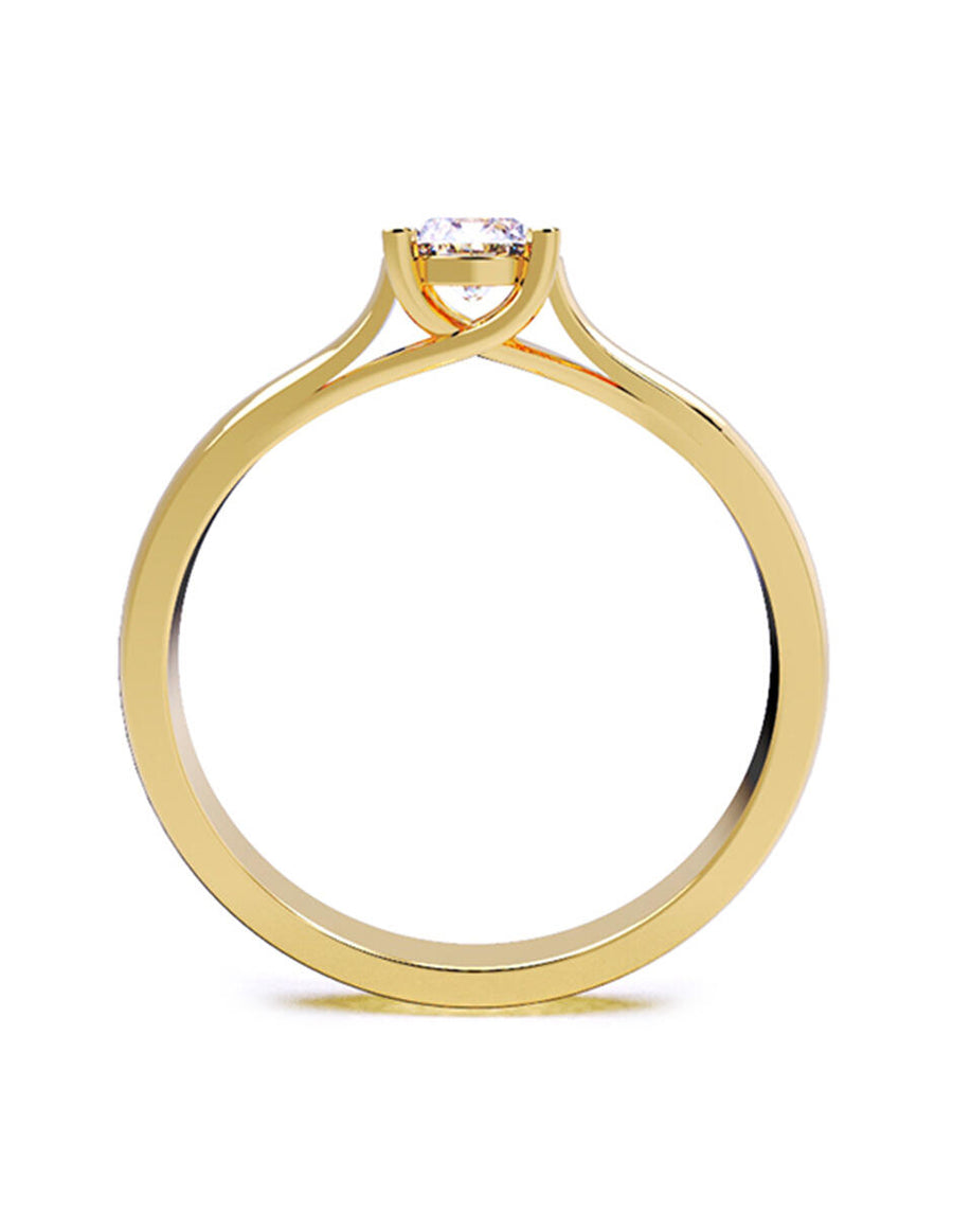 ANILLO DE ORO CON CIRCONIA