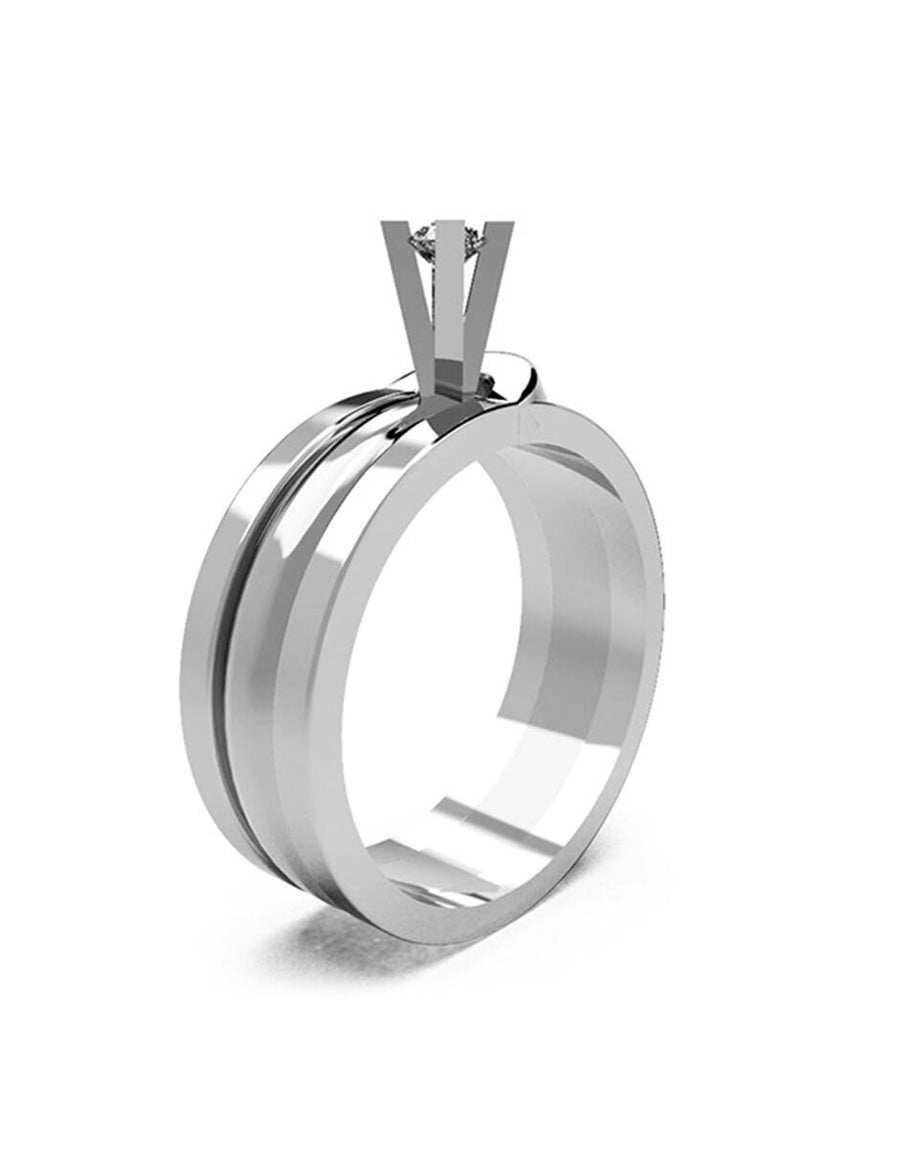 ANILLO DE ORO CON CIRCONIA