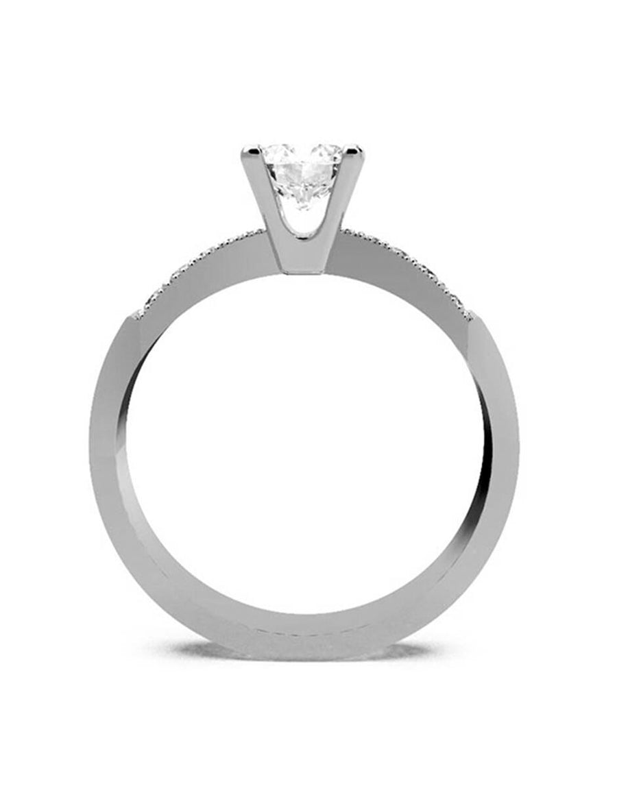 ANILLO DE ORO CON CIRCONIA