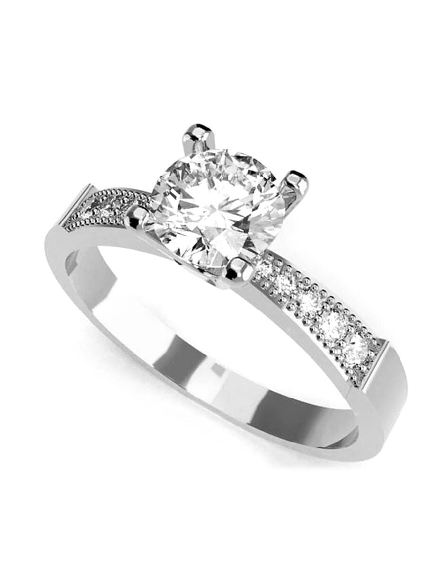 ANILLO DE ORO CON CIRCONIA