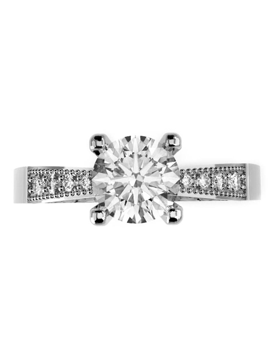 ANILLO DE ORO CON CIRCONIA