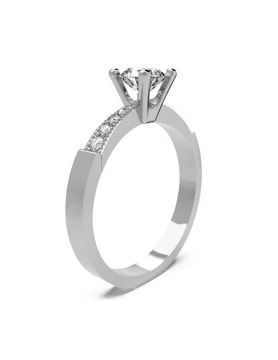 ANILLO DE ORO CON CIRCONIA