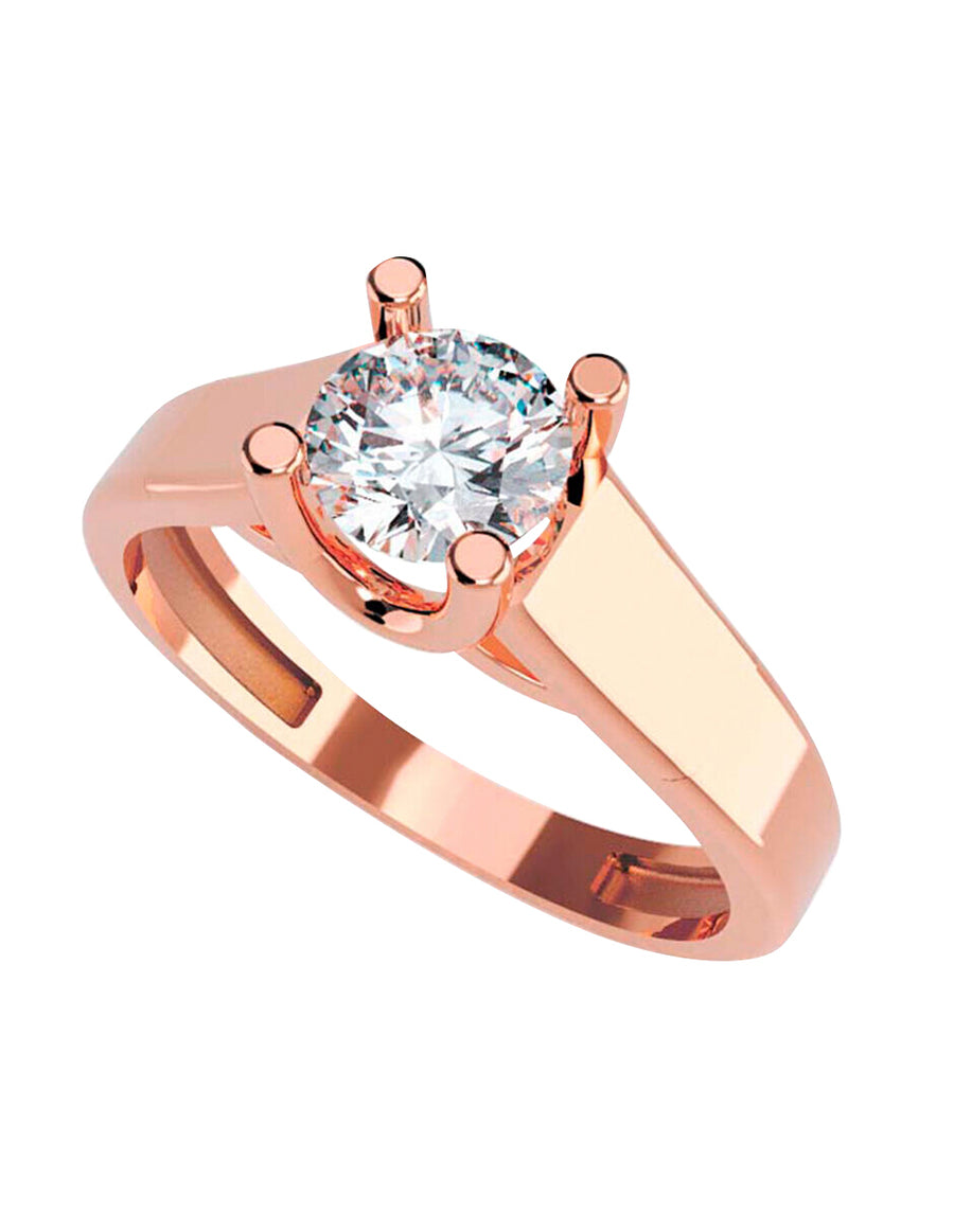 ANILLO DE ORO CON CIRCONIA