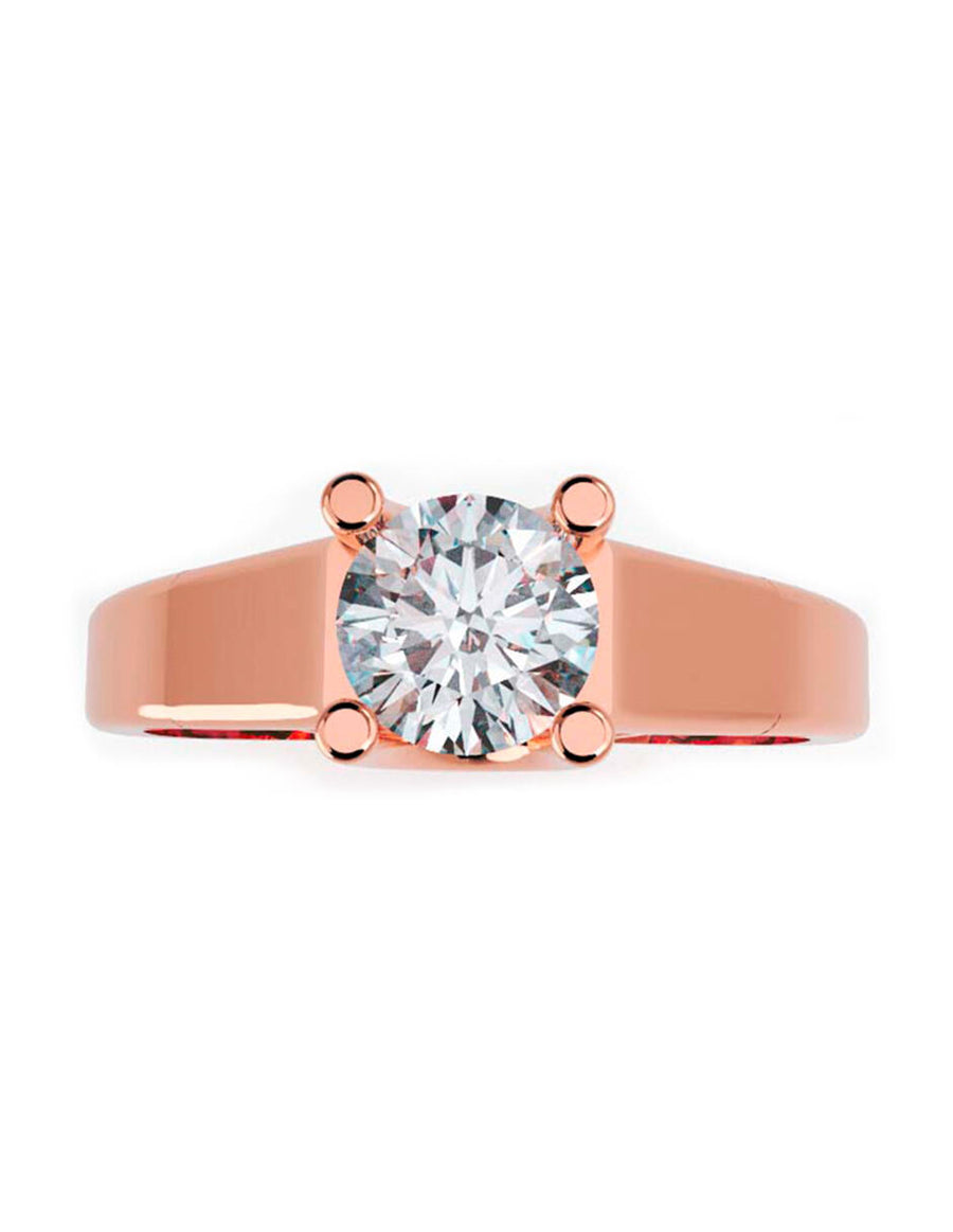 ANILLO DE ORO CON CIRCONIA