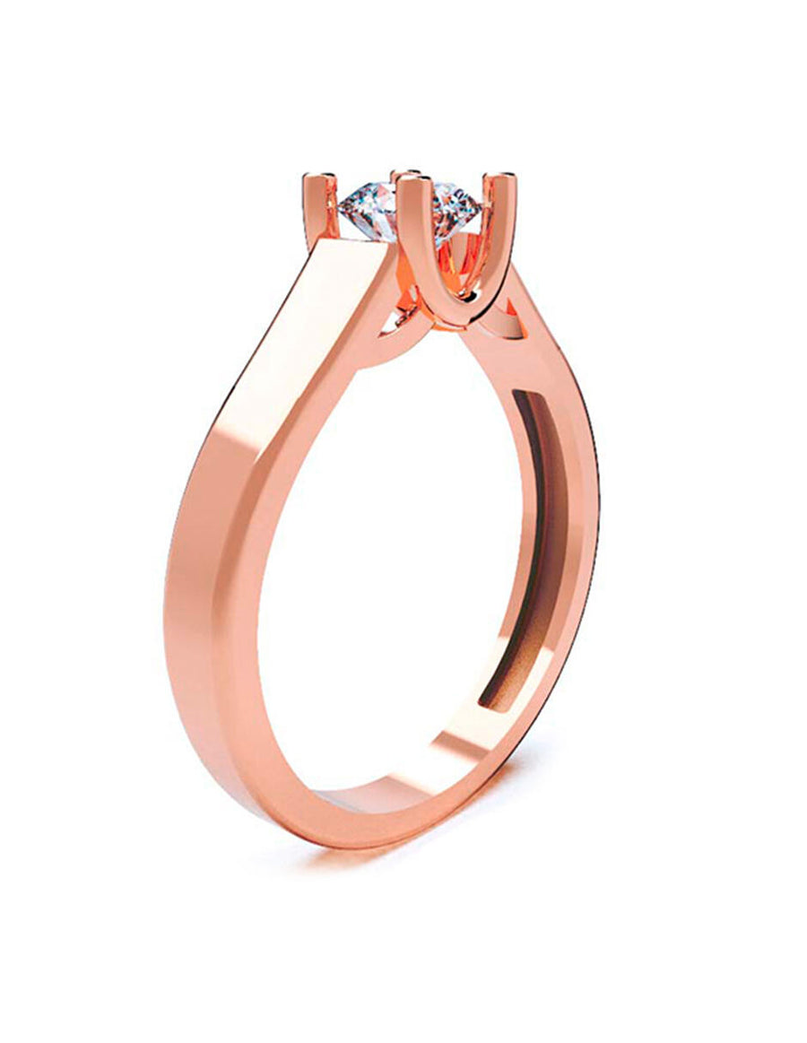 ANILLO DE ORO CON CIRCONIA