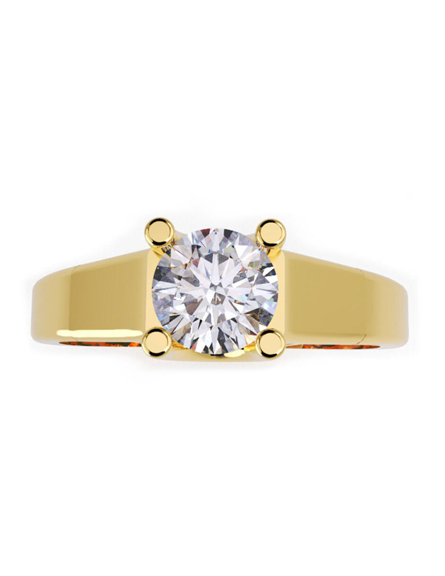 ANILLO DE ORO CON CIRCONIA