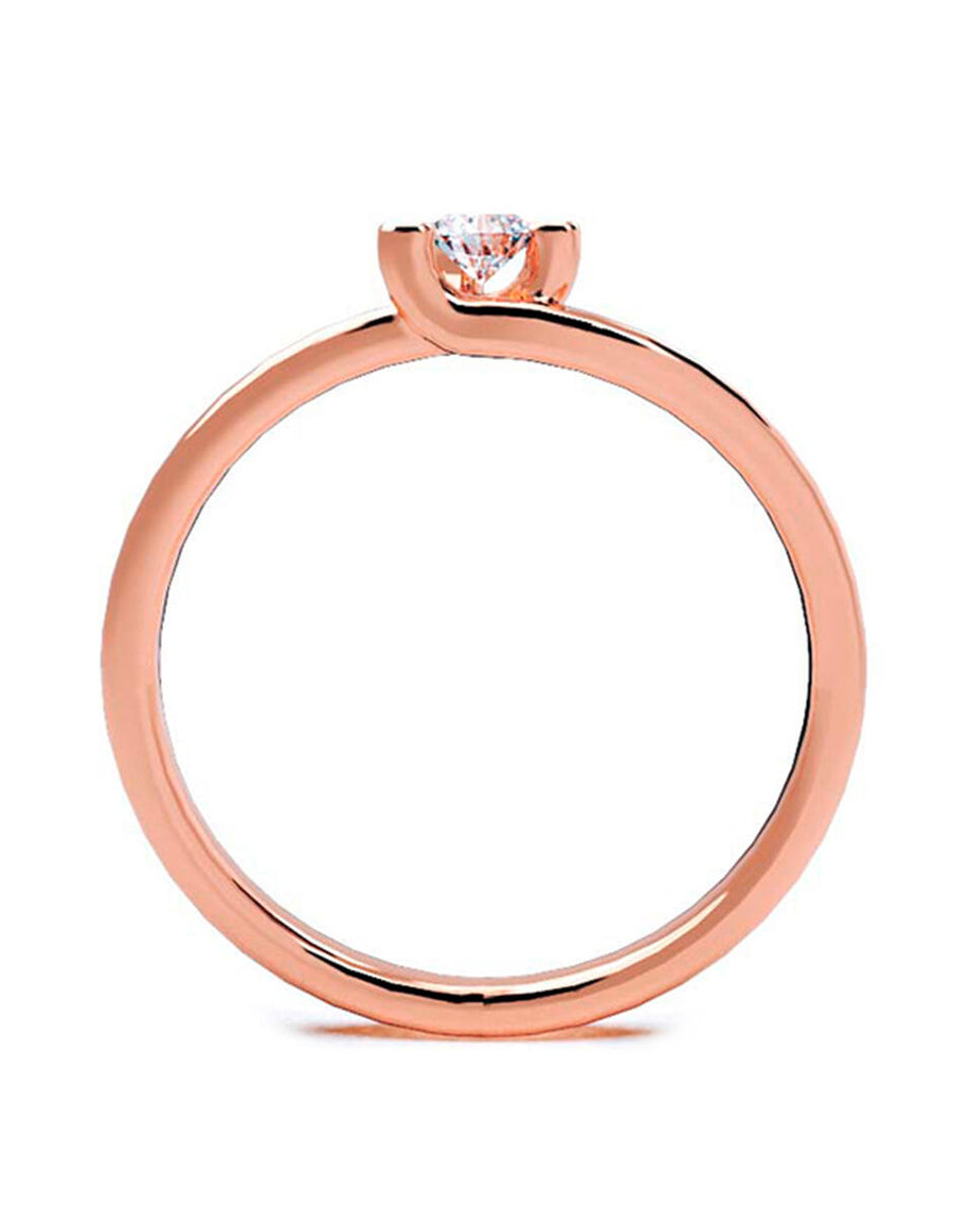 ANILLO DE ORO CON CIRCONIA