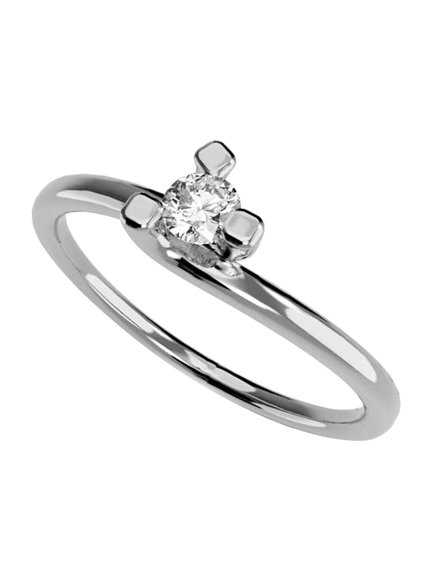 ANILLO DE ORO CON CIRCONIA