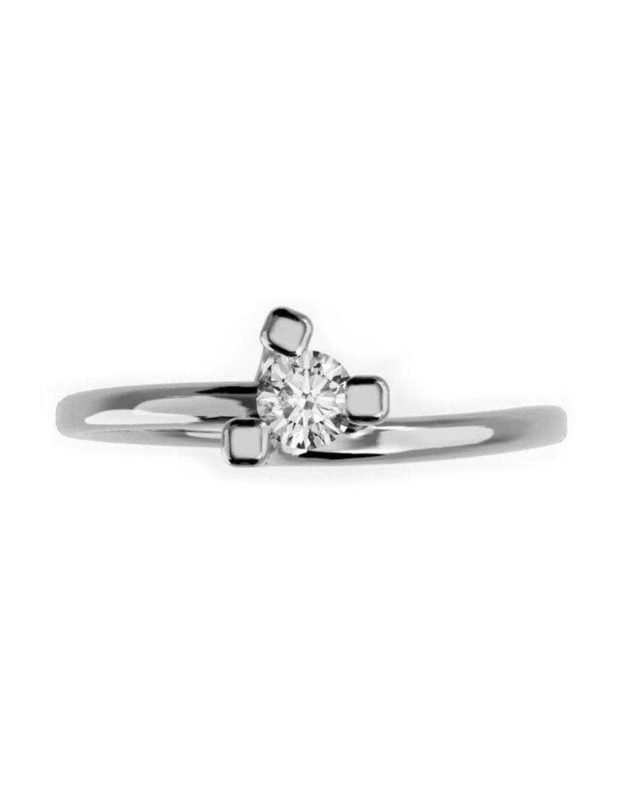 ANILLO DE ORO CON CIRCONIA
