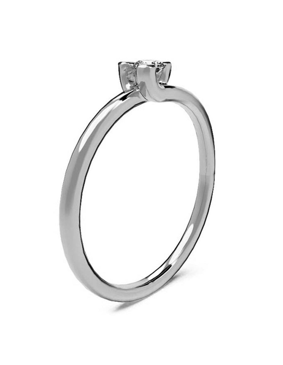 ANILLO DE ORO CON CIRCONIA