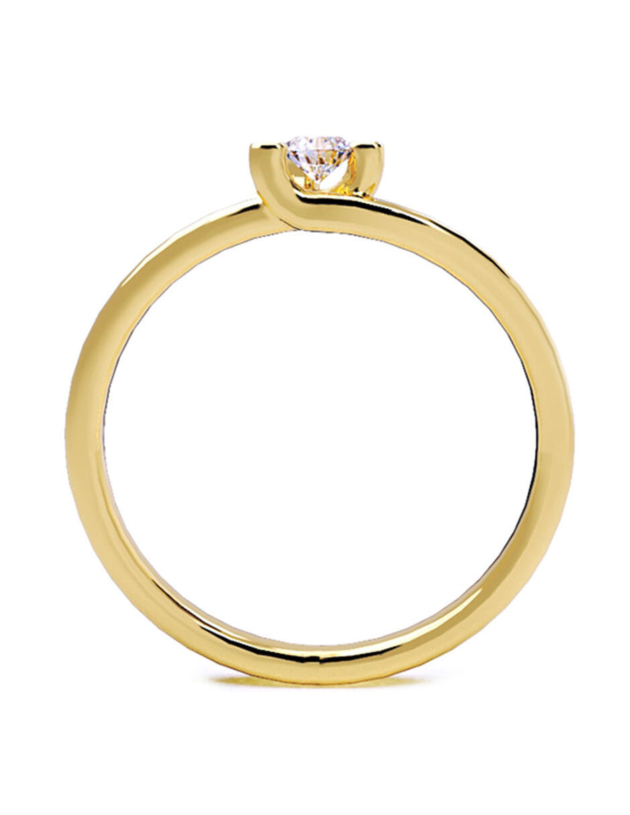 ANILLO DE ORO CON CIRCONIA