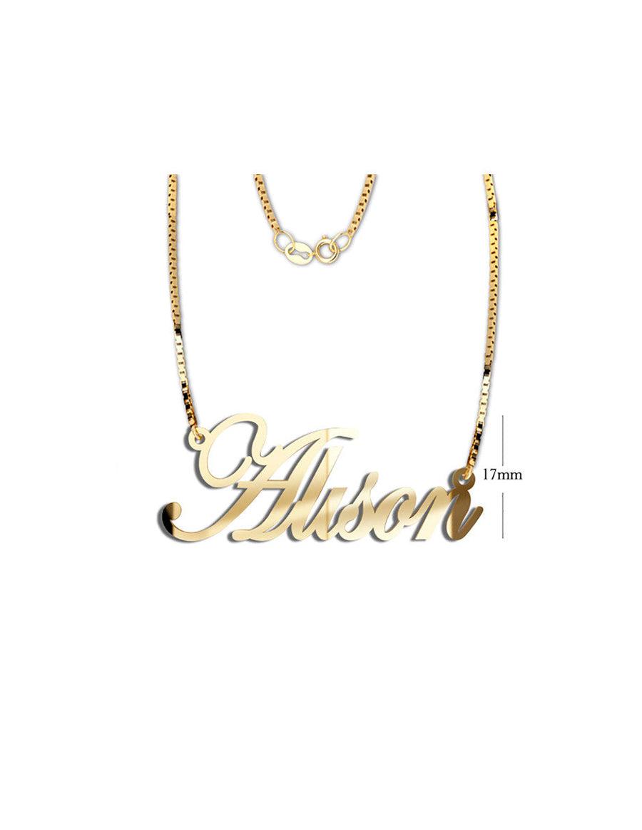 NOMBRE PERSONALIZADO DE ORO