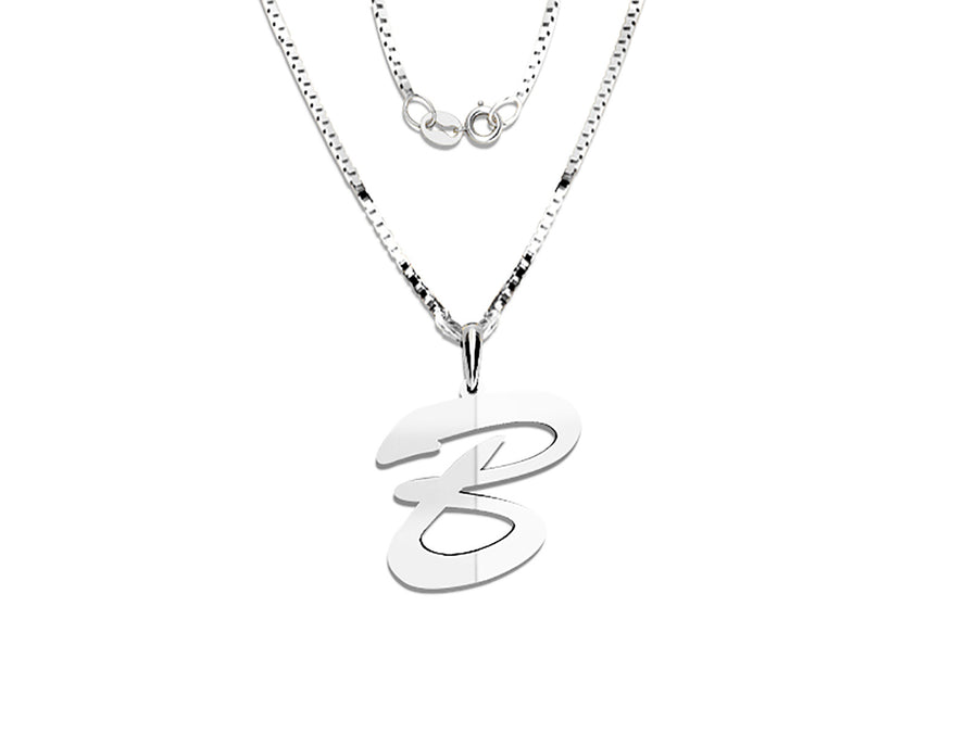 COLGANTE DE INICIAL EN CADENA DE ORO DE 14K
