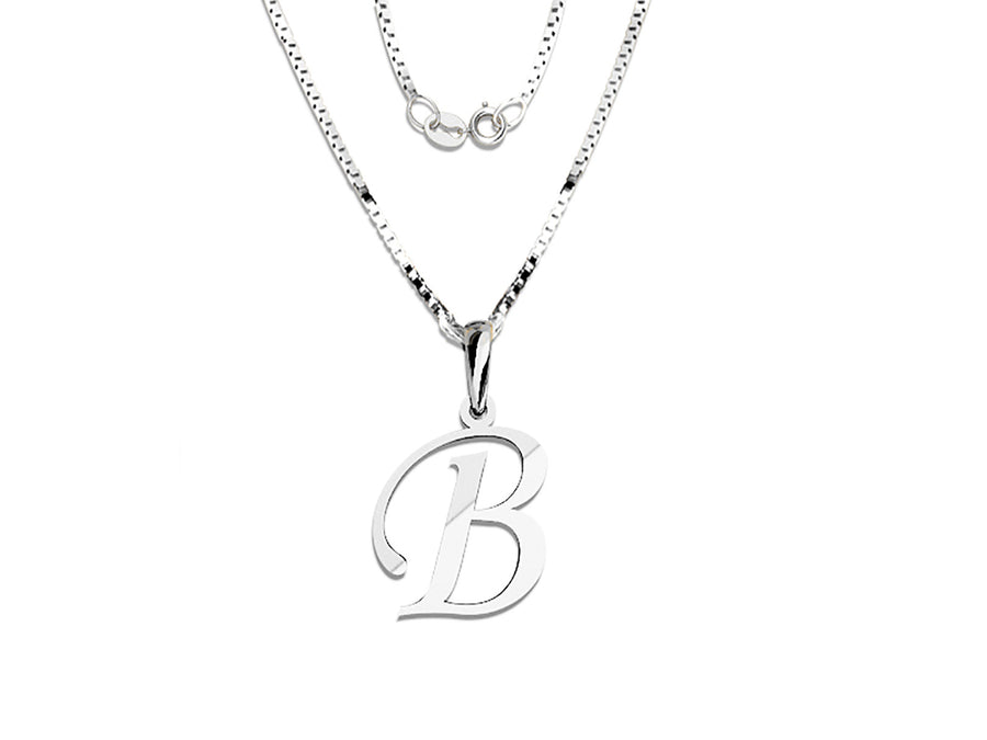 COLGANTE DE INICIAL EN CADENA DE ORO DE 14K