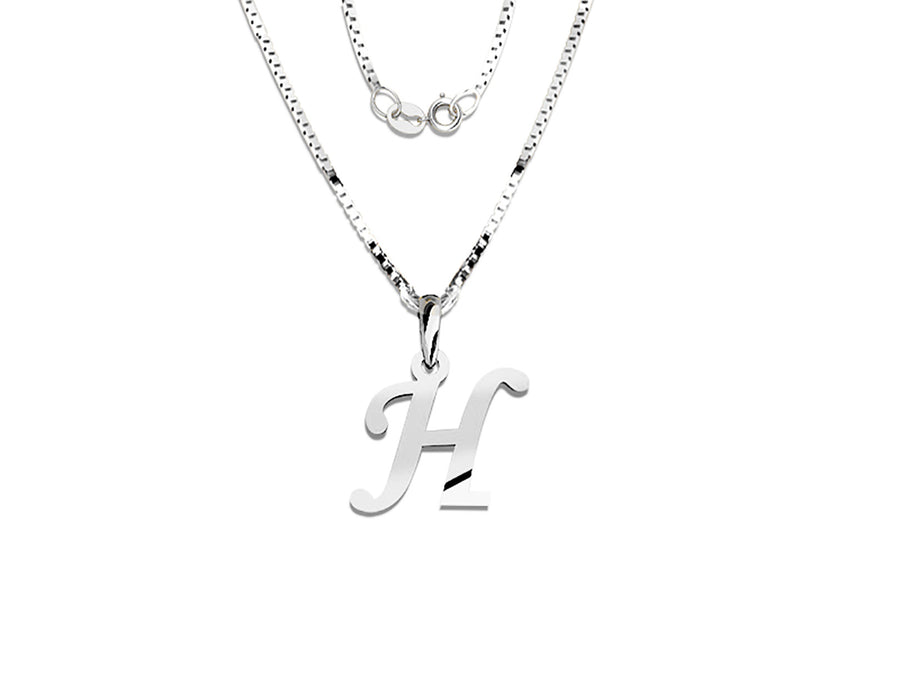 COLGANTE DE INICIAL EN CADENA DE ORO DE 14K