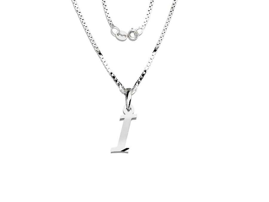 COLGANTE DE INICIAL EN CADENA DE ORO DE 14K