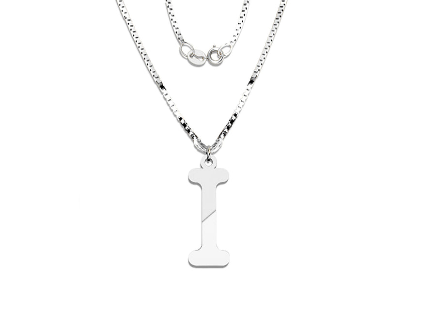 COLGANTE DE INICIAL EN CADENA DE ORO DE 14K