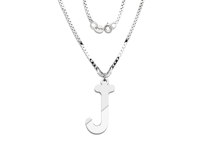 COLGANTE DE INICIAL EN CADENA DE ORO DE 14K