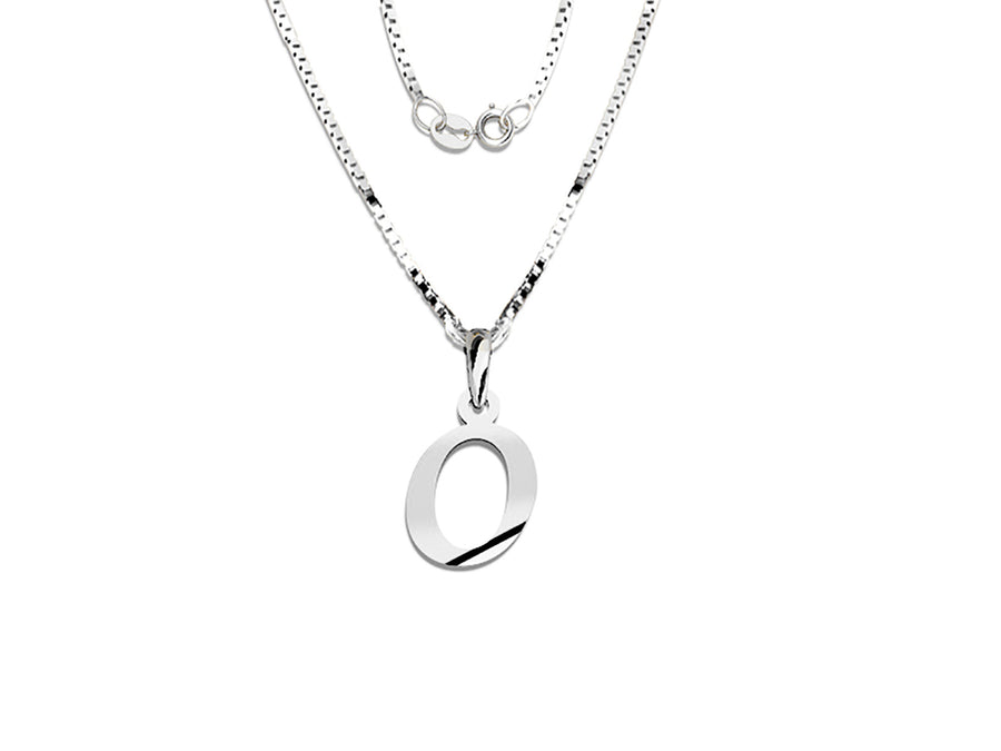 COLGANTE DE INICIAL EN CADENA DE ORO DE 14K