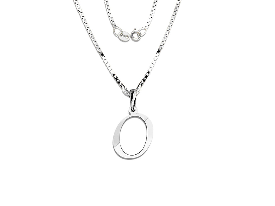 COLGANTE DE INICIAL EN CADENA DE ORO DE 14K