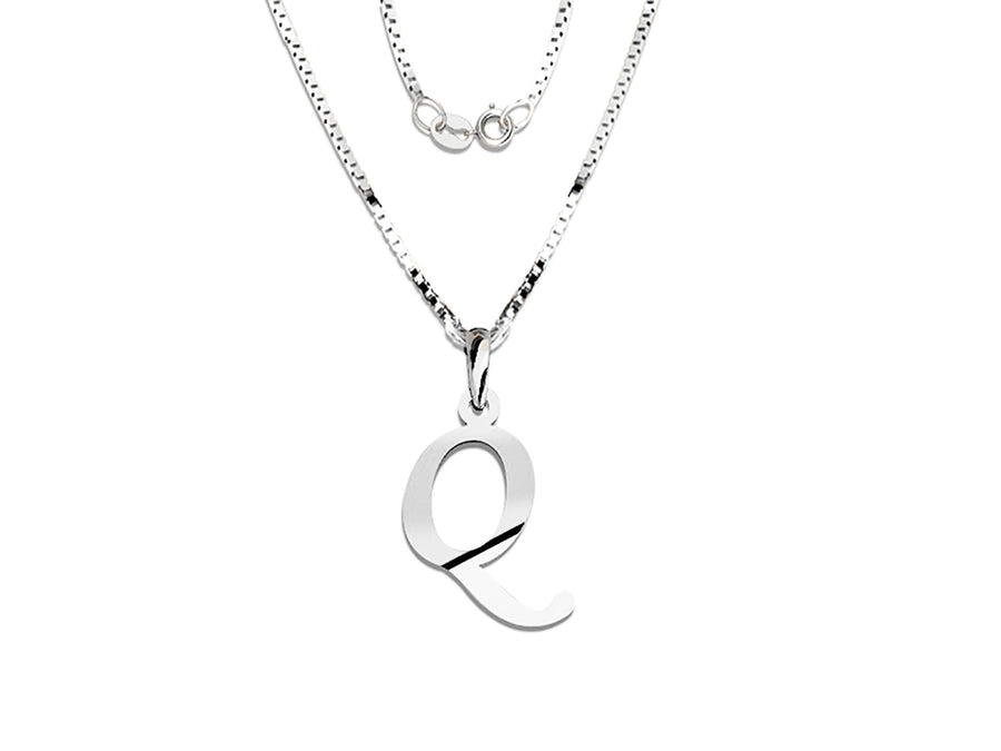 COLGANTE DE INICIAL EN CADENA DE ORO DE 14K