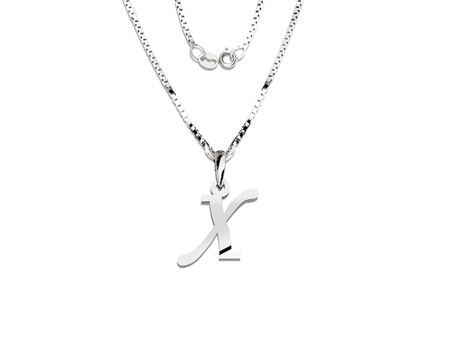 COLGANTE DE INICIAL EN CADENA DE ORO DE 14K